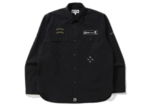 BAPE Relaxed Security Shirt Black