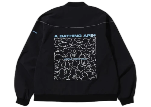 BAPE Rip Stop Loose Fit Jacket Black
