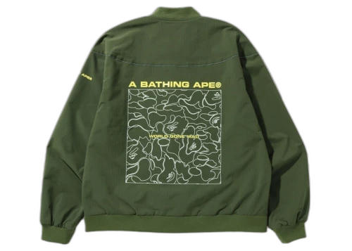 BAPE Rip Stop Loose Fit Jacket Olivedrab