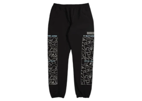 BAPE Rip Stop Track Pants Black