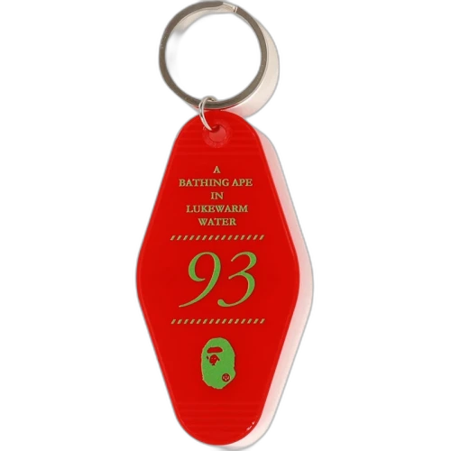 BAPE Room Keychain (SS19) Red