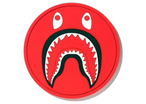 BAPE Rubber Coaster Red