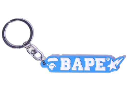 BAPE Rubber Keychain Blue