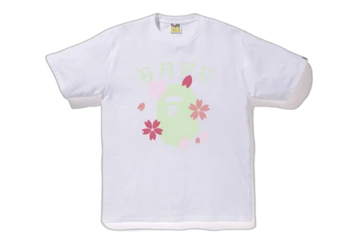 BAPE Sakura Ape Head Tee (FW19) White