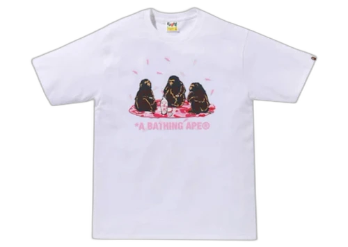 BAPE Sakura Viewing Tee White