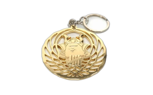 BAPE Undedeated Samurai Keychain Gold