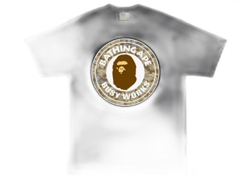 BAPE Sand Camo Busy Works Tee Black/Beige