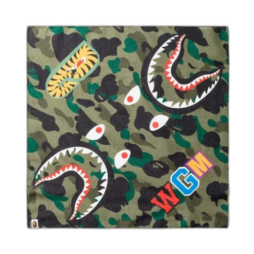 BAPE Shark Bandana Green