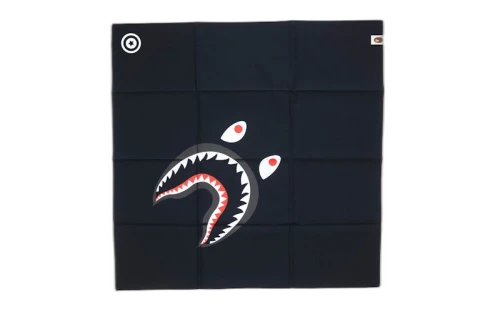 BAPE Shark Bandanna Black