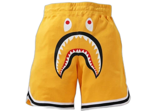 BAPE Shark Basketball Sweatshort Yellow