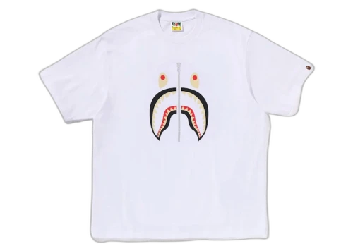 BAPE Shark China Tee White