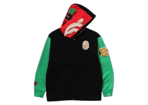 BAPE Shark Full Zip United Arab Emirates Hoodie Black