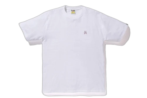 BAPE Shark One Point Tee White