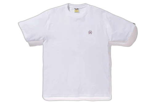 BAPE Shark One Point WGM Tee White