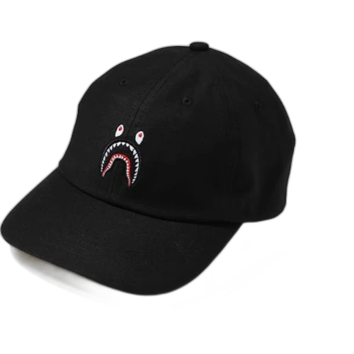 BAPE Shark Panel Cap Black/Yellow