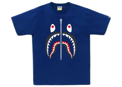 BAPE Shark Tee Dark Blue