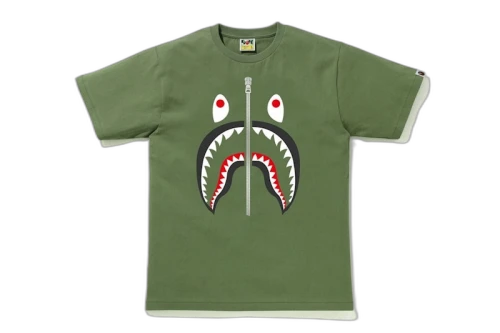 BAPE Shark Tee (SS20) Olivedrab