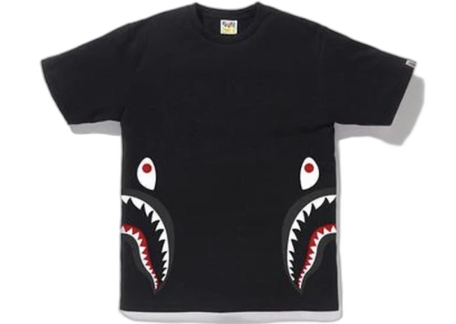 BAPE Side Shark Tee Black/Black