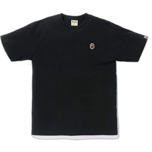 BAPE Silicon Ape Head One Point Tee Black