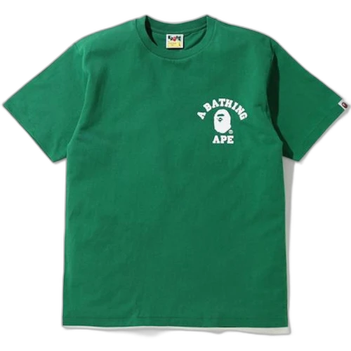 BAPE Silicon College One Point T-Shirt Green