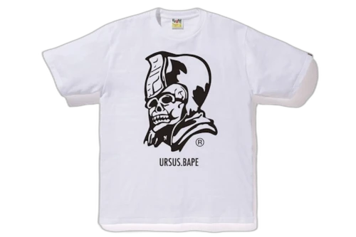 BAPE Skull Tee White