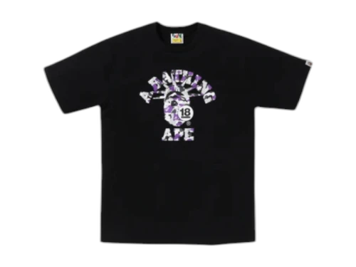 BAPE SOHO 18th Anniversary Logo Tee Black