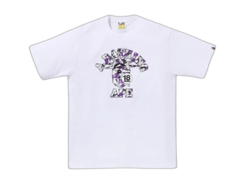 BAPE SOHO 18th Anniversary Logo Tee White