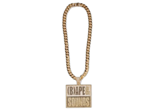 BAPE Sounds Necklace Gold