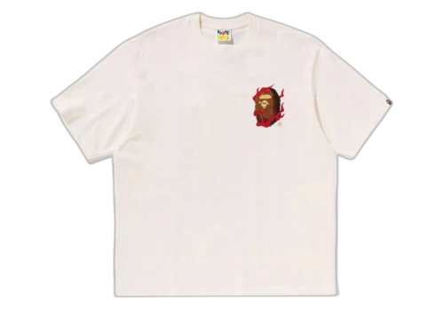 BAPE Souvenir Relaxed Fit Tee Ivory