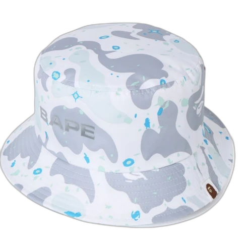 BAPE Space Camo Bucket Hat White