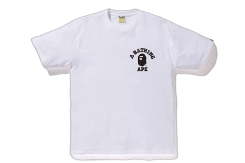 BAPE Space Camo College ATS Tee White
