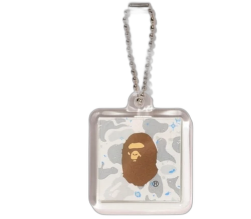 BAPE Space Camo Keychain White