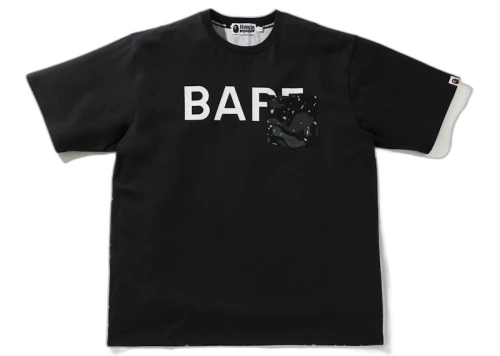 BAPE Space Camo Relaxed Fit Pocket Tee Black