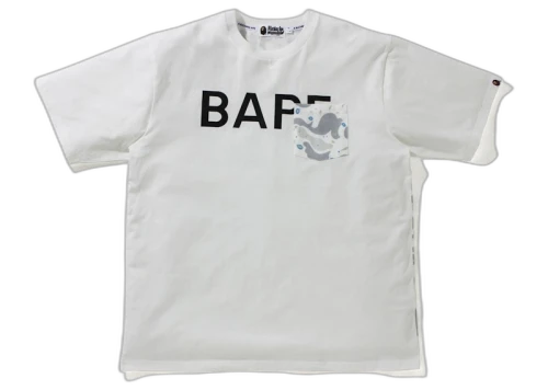 BAPE Space Camo Relaxed Fit Pocket Tee White