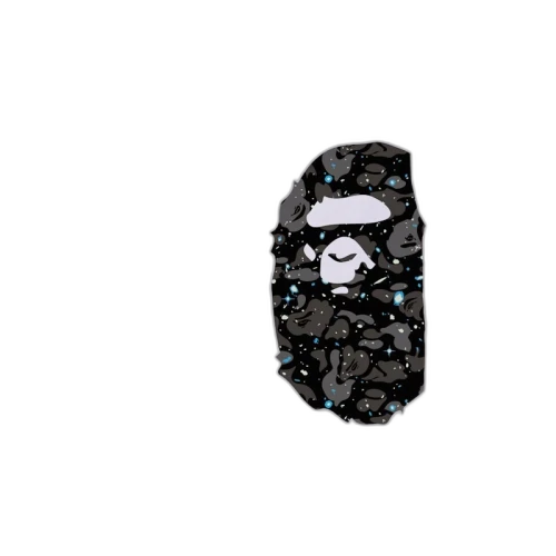 BAPE Space Camo Side Big Ape Head Tee White