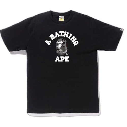 BAPE Splinter Camo College Tee Black/Black