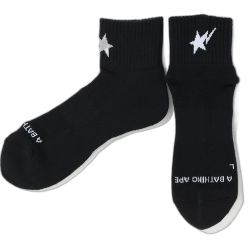 BAPE Sta Ankle Socks Black