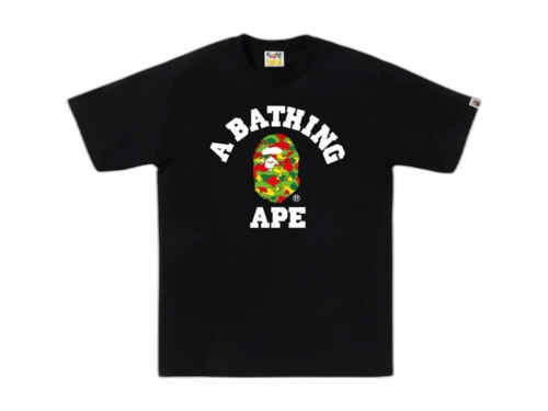 BAPE Sta Camo College BAPEC Tee (JP Online Exclusive) Black