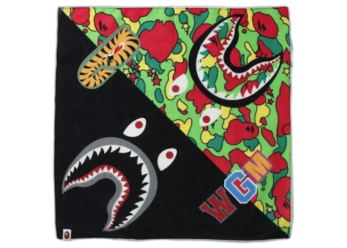BAPE Sta Camo Shark Bandana Multi