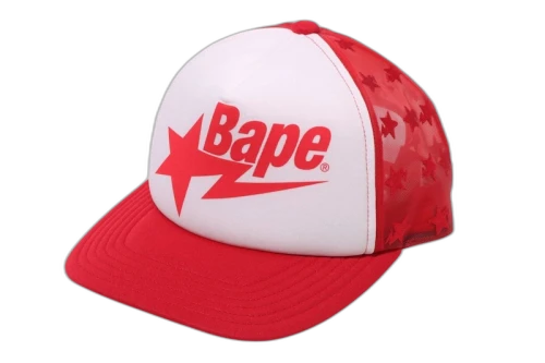 BAPE Sta Mesh Cap (SS25) Red