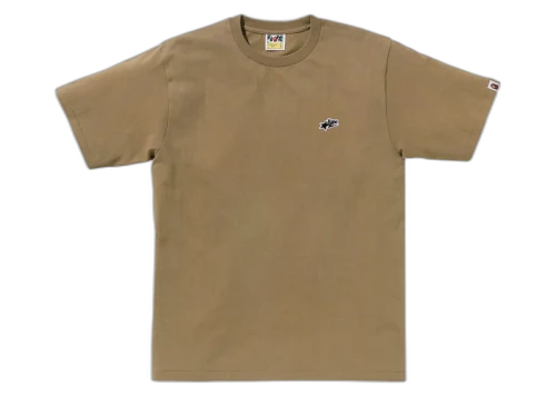 BAPE Sta One Point Tee Beige