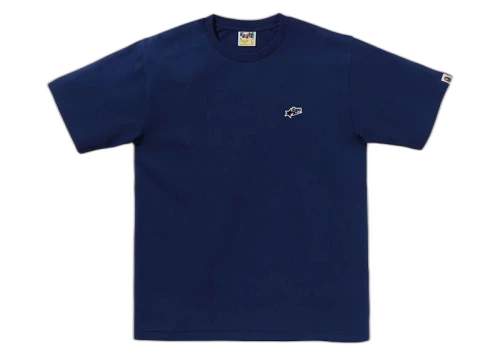 BAPE Sta One Point Tee Navy