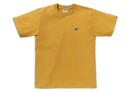 BAPE Sta One Point Tee Yellow