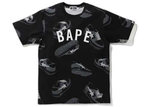 BAPE Sta Random Tee Black