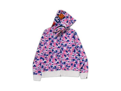BAPE Store Guangzhou Separate Shark Full Zip Hoodie Multicolor