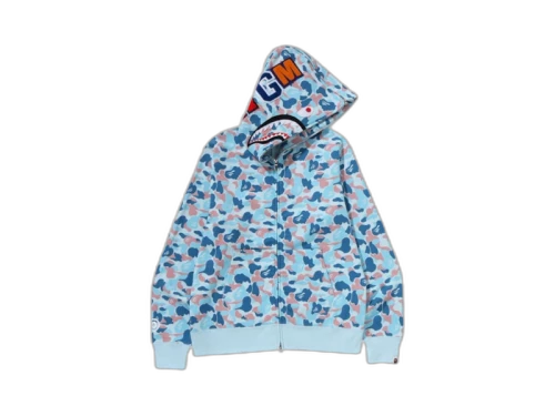 BAPE Store Hangzhou Separate Shark Full Zip Hoodie Multicolor