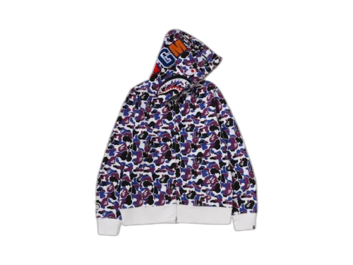 BAPE Store Hong Kong Separate Shark Full Zip Hoodie Multicolor