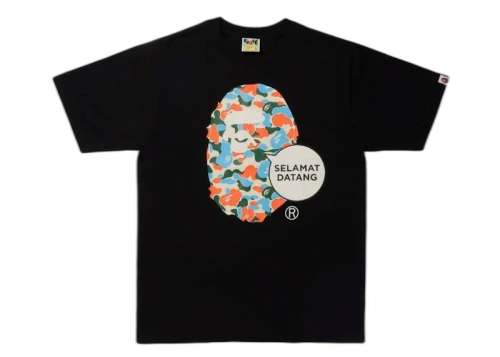 BAPE Store Indonesia Exclusive Ape Head Tee Black