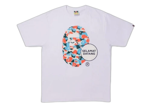 BAPE Store Indonesia Exclusive Ape Head Tee White