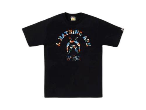 BAPE Store Jakarta Shark College Tee Black